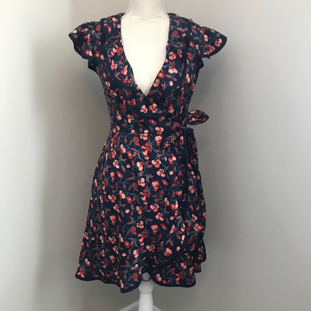 CCO Anthropologie Hi There By Karen  Wrap Dress